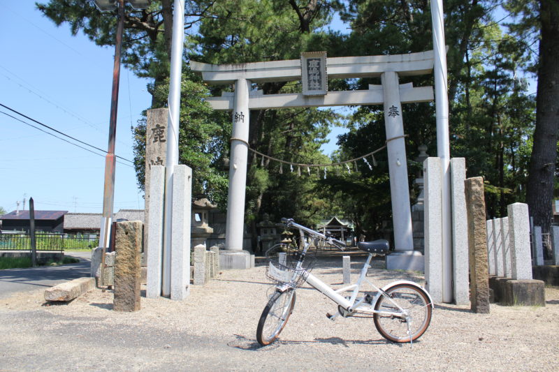 鹿島神社とレンタサイクル